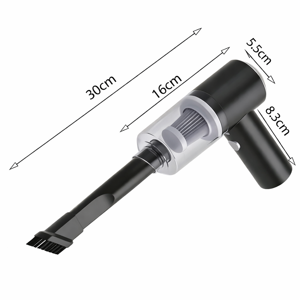 ✨ Aspiradora Portátil para Carro Turbo 12V ✨