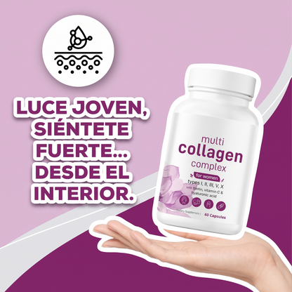 ✨⭐ Bote de 60 Cápsulas de Colágeno 8 en 1 ✨⭐